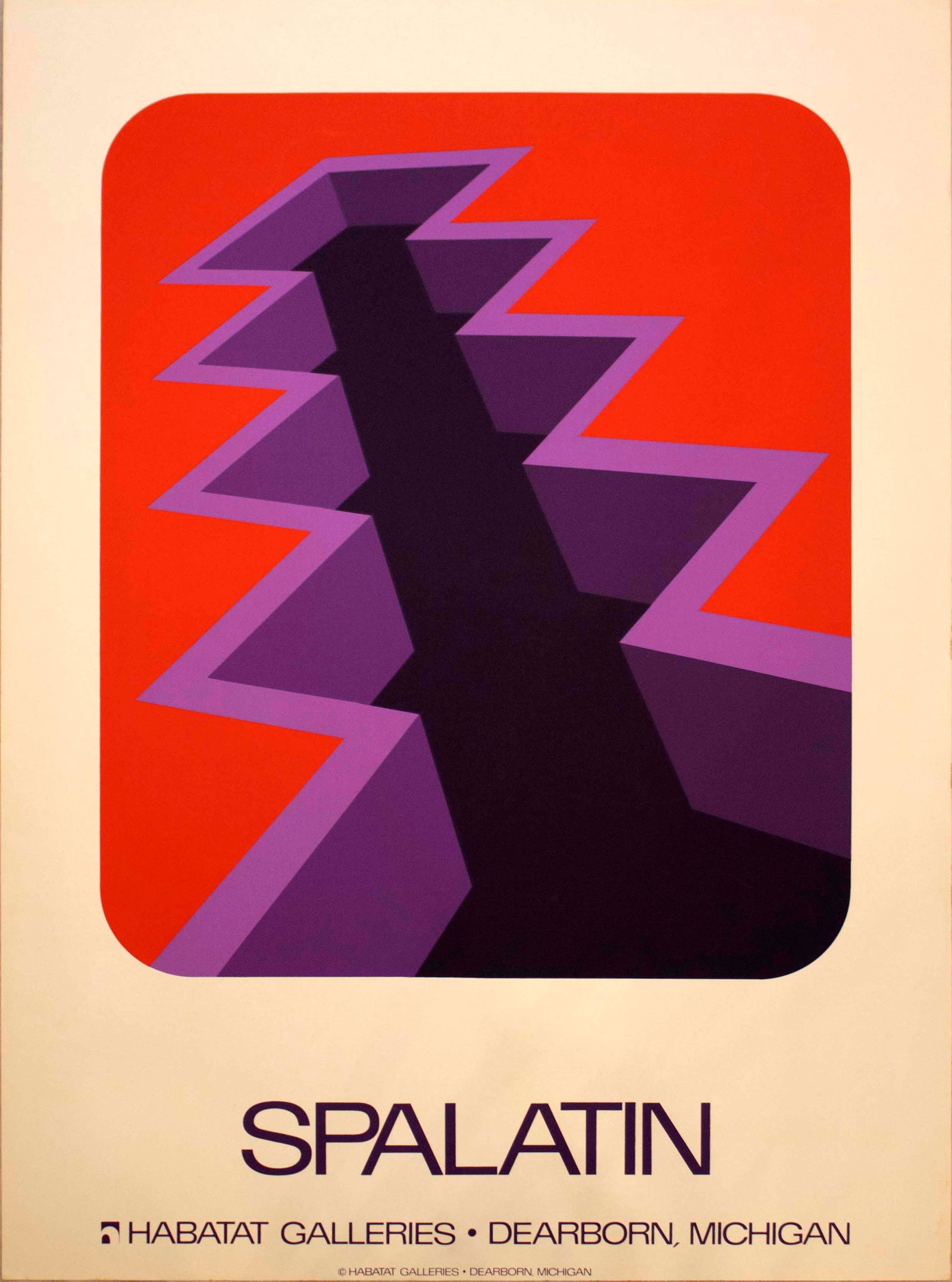 Marko Spalatin Habatat Galleries Dearborn Michigan Exhibition Poster (1 of 6)