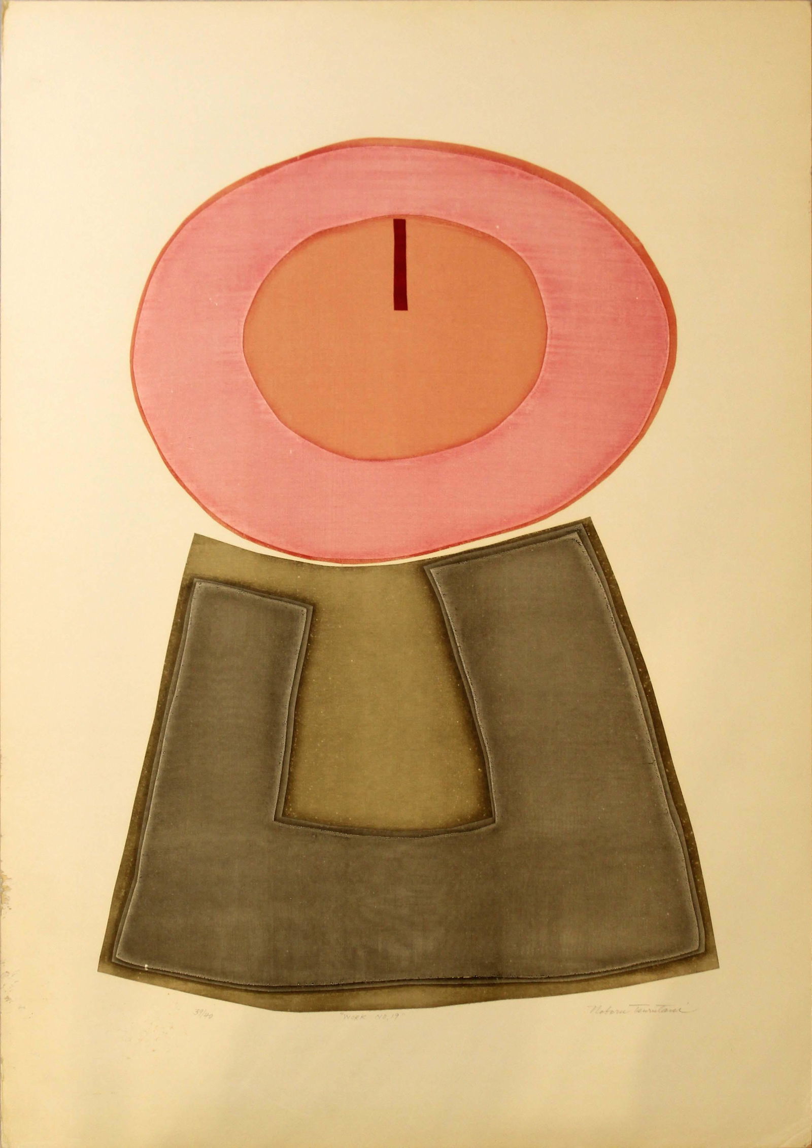 Noboru Tsurutani Work No. 19 Modern Signed Serigraph (1 of 8)