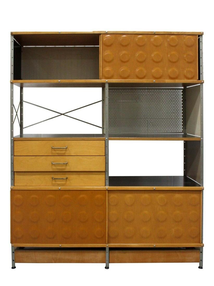 Charles & Ray Eames 1999 ESU Modular Storage Unit: For your consideration is this iconic Charles & Ray Eames 1999 Model ESU modular storage unit - Modified for stability - 47" W x 16.75" D x 58.5" H Disclosure: While this item has been professionally