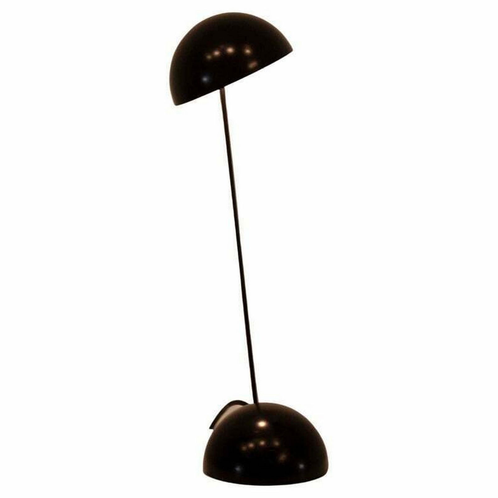 Black Lamp Bikini by Barbierie Marianelli for Tronconi Milano Desk Lamp: Rare Vintage Italian modernist 'Bikini' table lamp designed by Barbieri e Marianelli for Tronconi Milano in the early 1980s. The lamp has adjustable rotating head and stem and can be put in a large nu