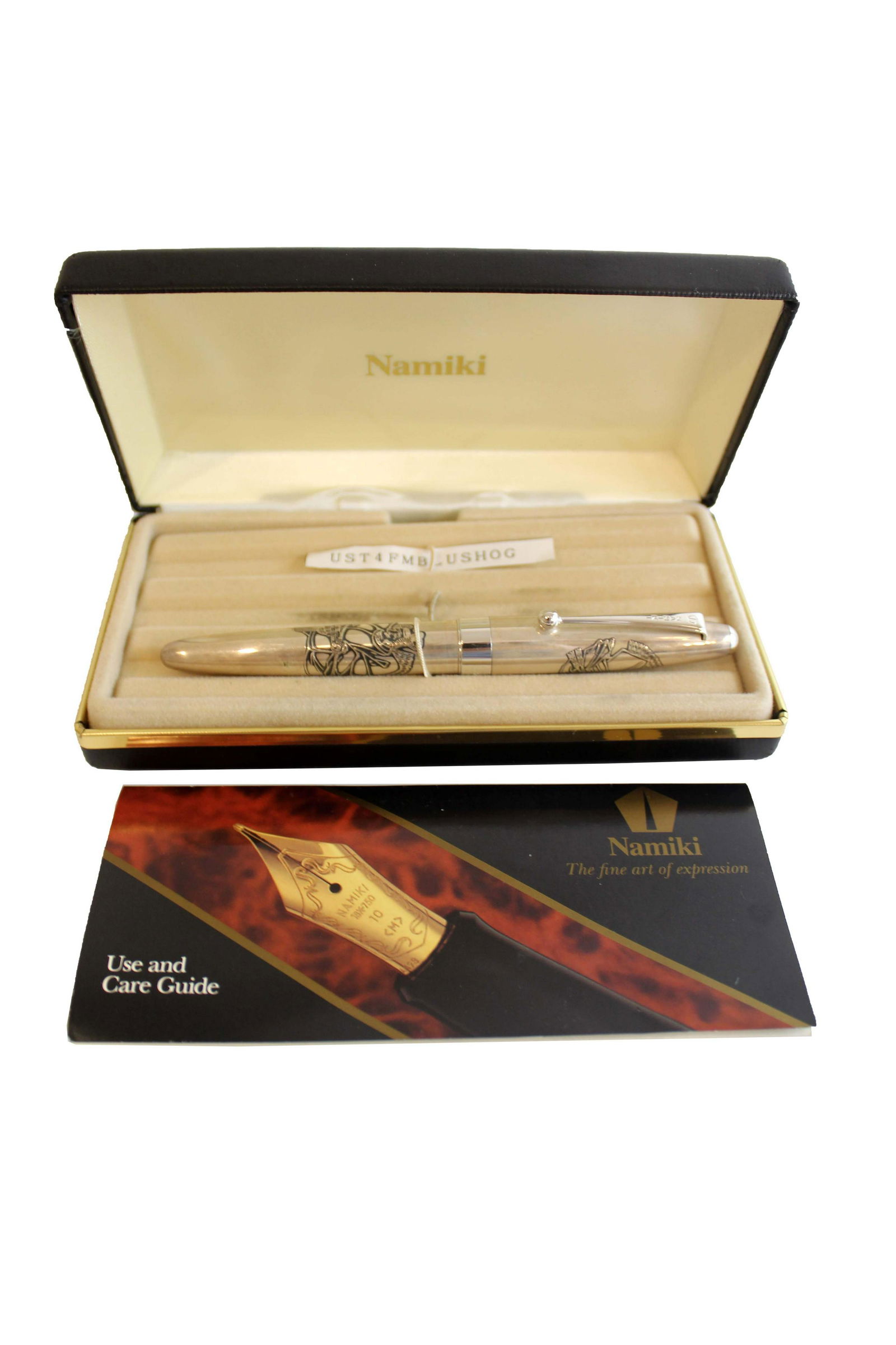 Namiki Sterling Silver Fountain Pen ShoGun Etched Design (1 of 9)