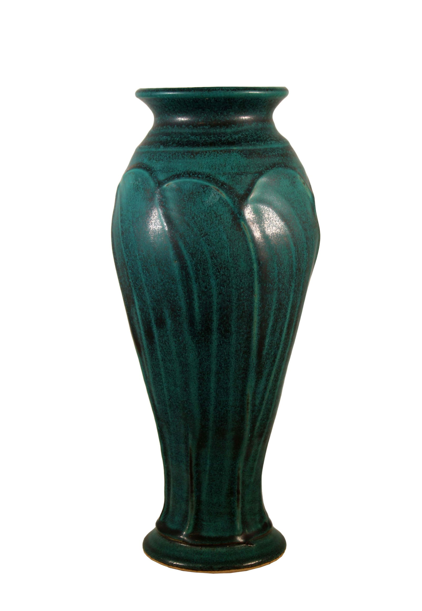 Pewabic Pottery Large Classic Vase Ceramic Turquoise Pewabic Blue Stamped (1 of 10)