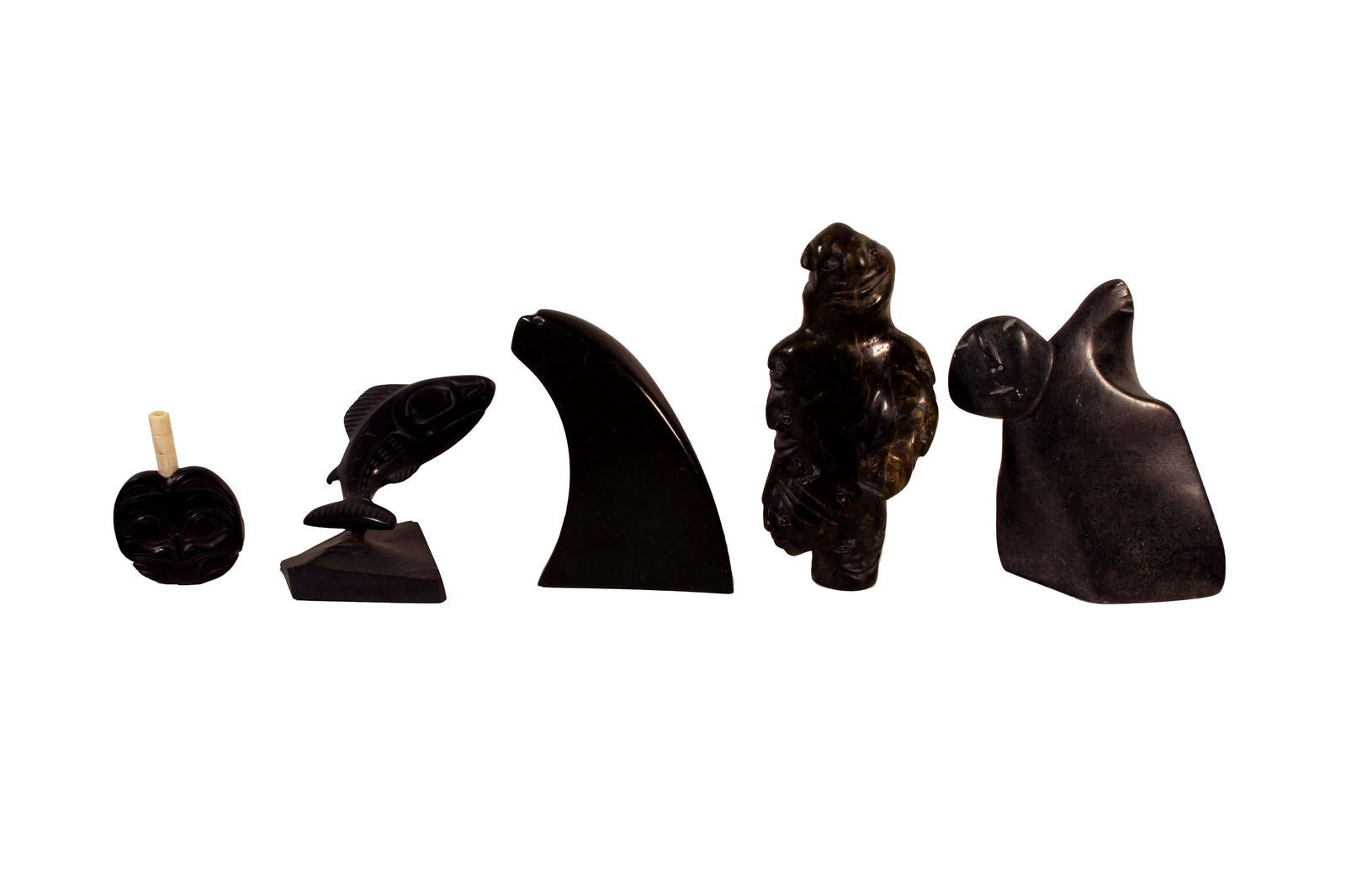 David General & George Arlook Soapstone Carvings and Various Inuit Sculptures (1 of 20)