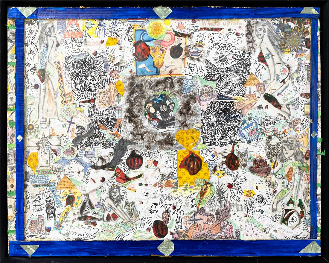 Craig Alan Brouwer Signed Contemporary Mixed Media Collage 2008 Framed (1 of 9)