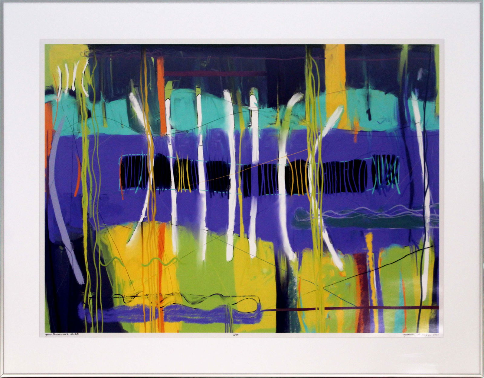 Michelle Aminoff Hegyi More Possibilities 2001 Signed Digital Painting 2/25 Framed (1 of 15)