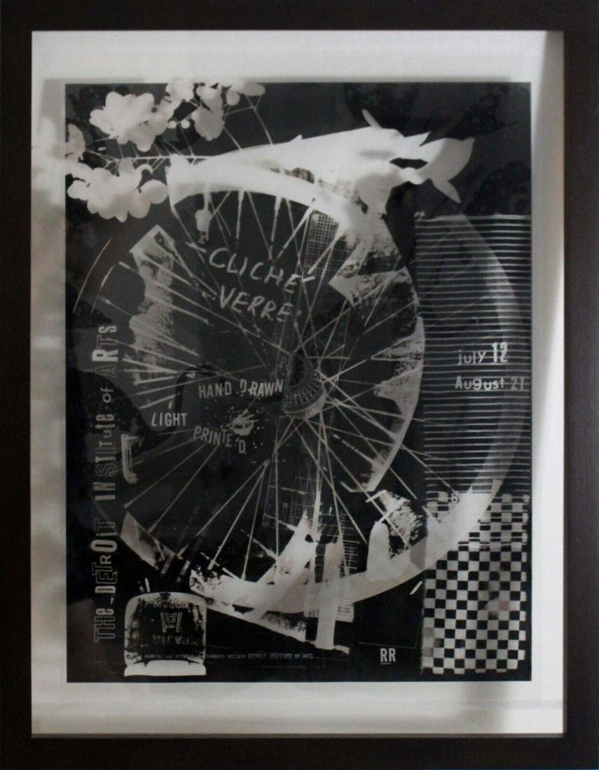 Robert Rauschenberg Cliche Verre Offest Lithograph on Mylar 1980 Detroit Institute of Arts (1 of 9)