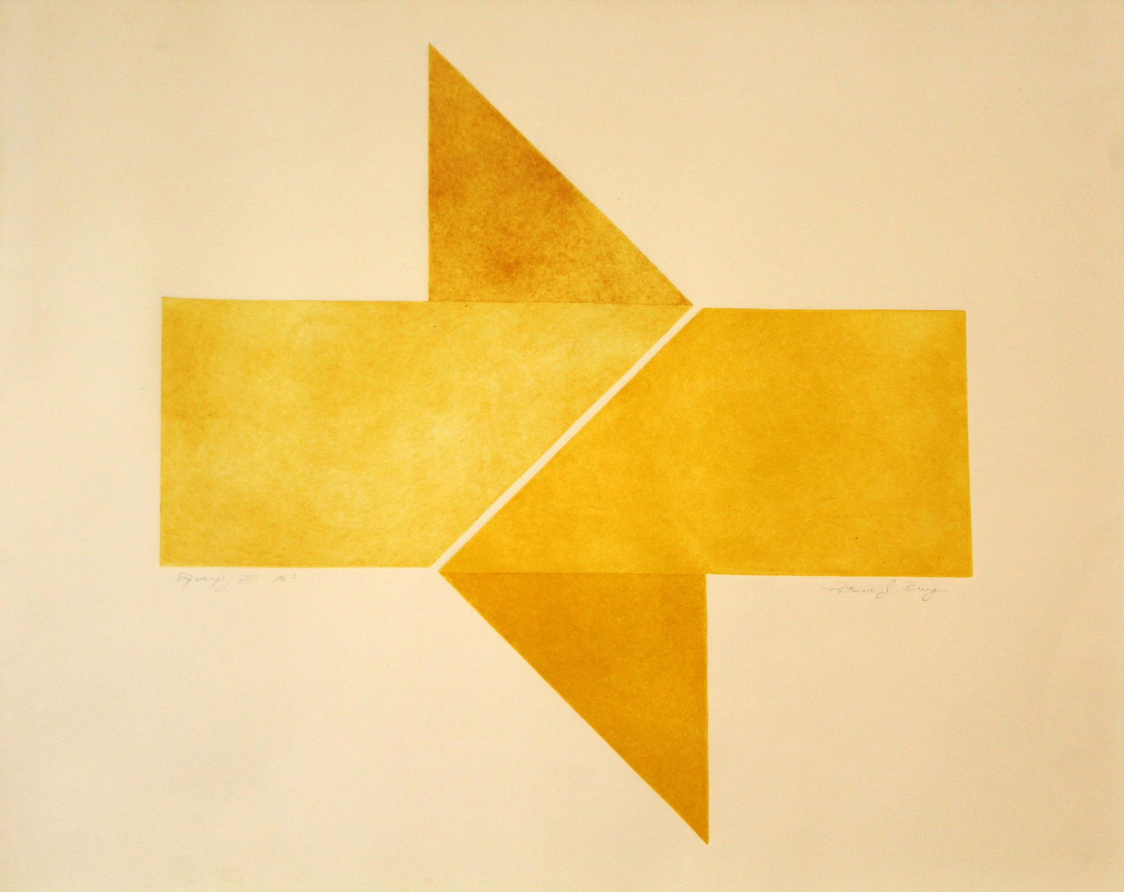 Patricia Jean Burg Synergy VII AP Modern Aquatint in Colors on Wove Paper (1 of 6)