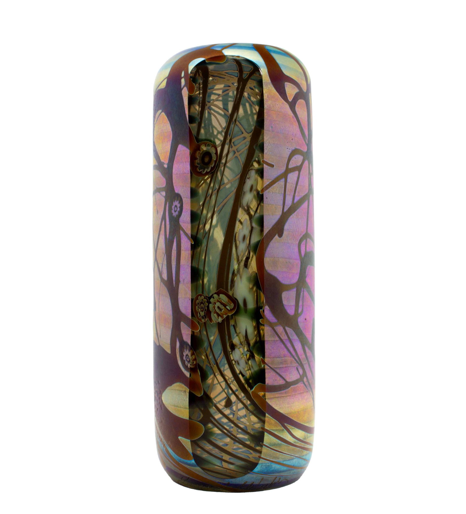 Buy Wicht Signed Modern Art Nouveau Iridescent Studio Art Glass