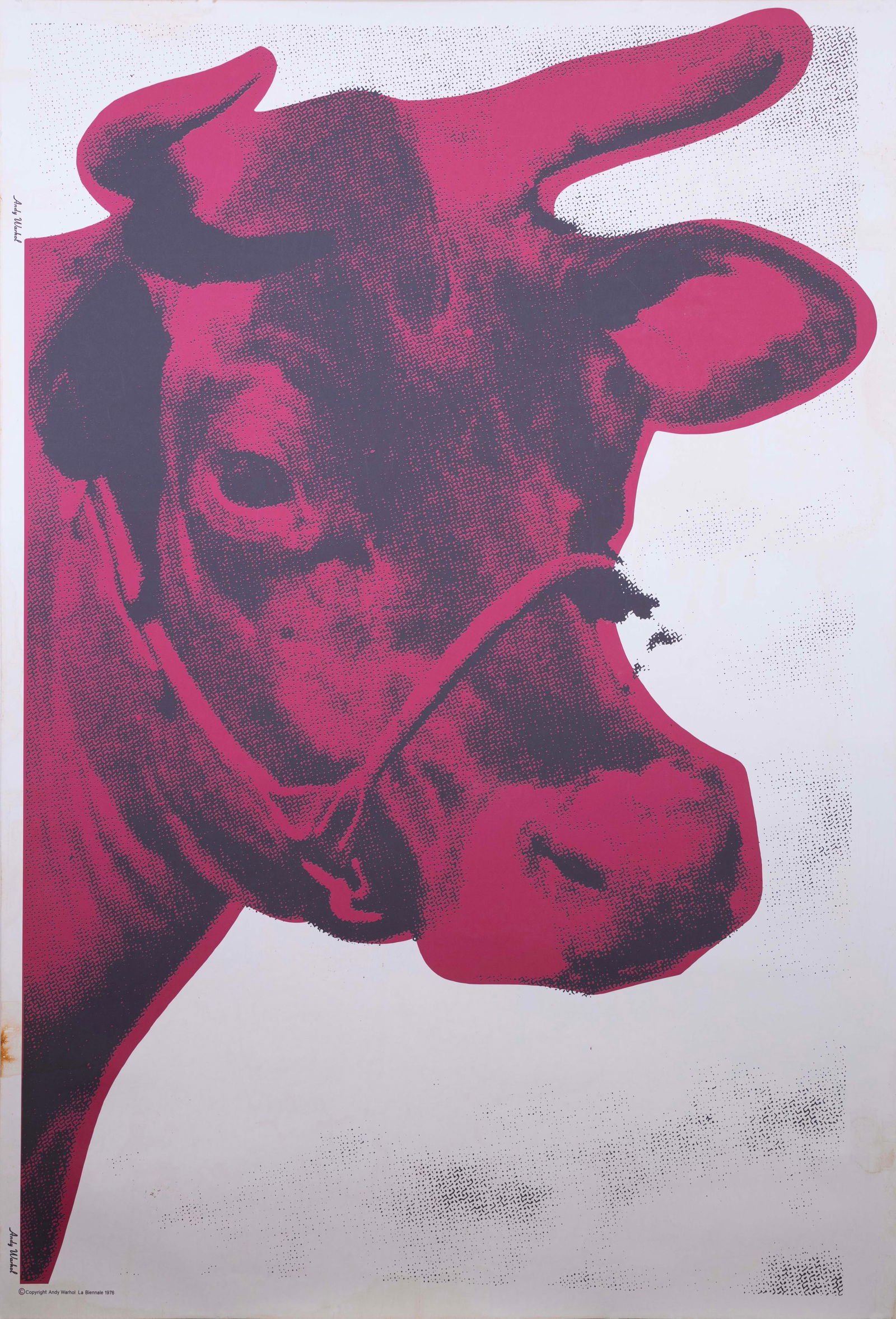 Andy Warhol Cow Offset Lithograph Copyright Andy Warhol La Biennale 1976 Unframed (1 of 11)