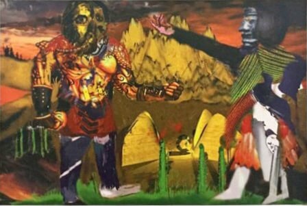 Markus Selg Signed In Der Zone Contemporary Graphic Art Ink Jet Spray Paint 2003 (1 of 8)