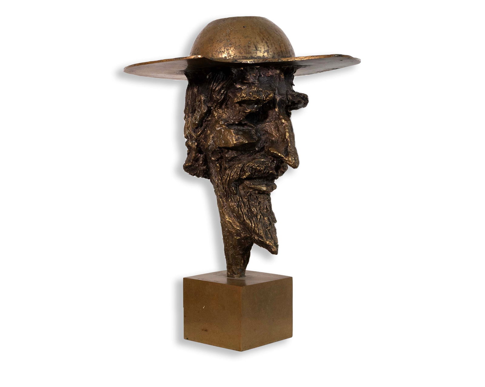 Prince Monyo Simon Mihailescu-Nasturel Don Quixote Signed Painted Bronze Sculpture 1/11 (1 of 12)