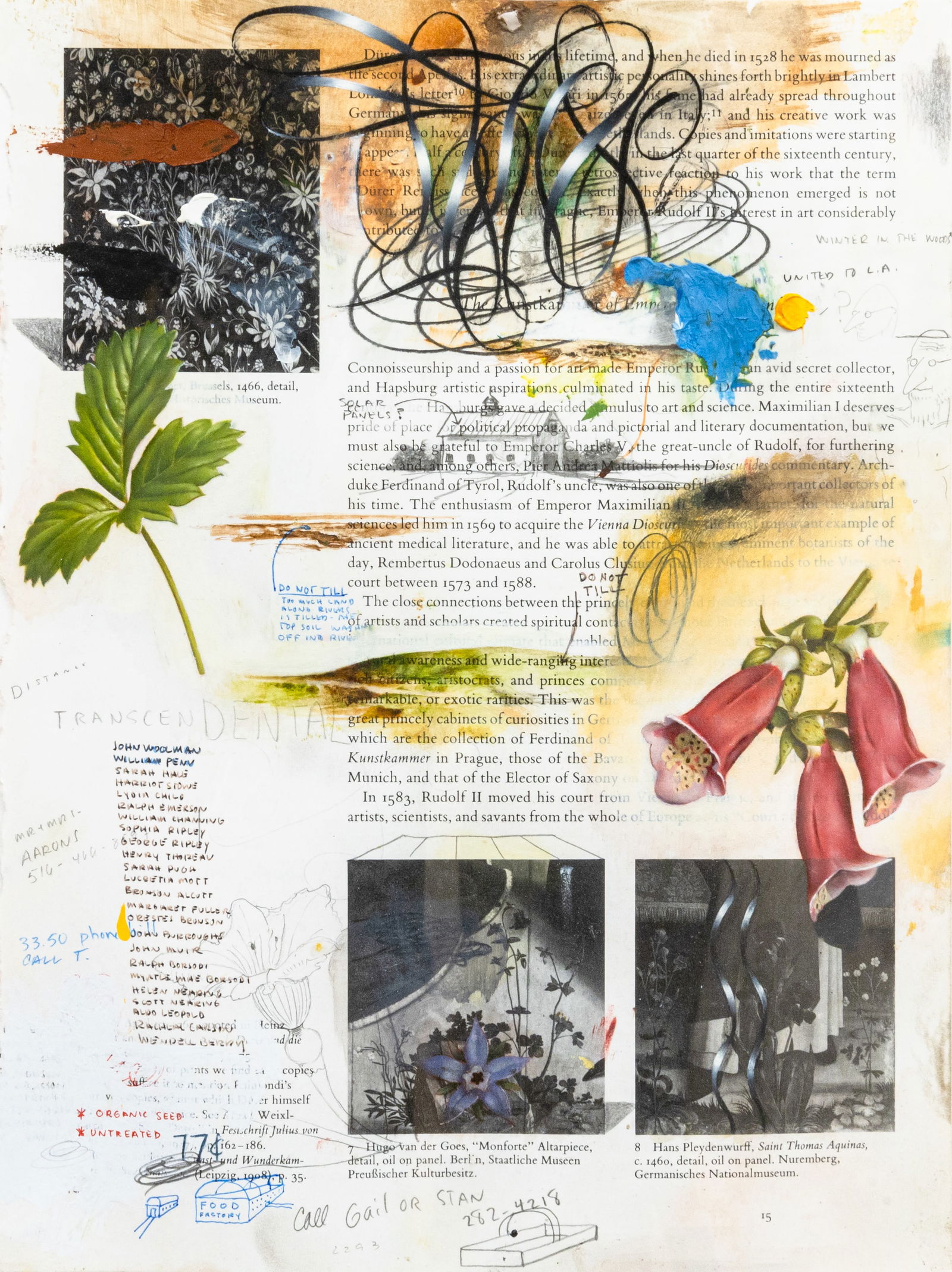 Will Mentor Local Medicine Signed Contemporary Mixed Media on Paper 1995 Framed (1 of 11)