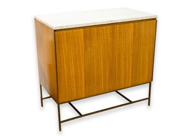Paul McCobb Buffet Cabinet Travertine Top for the Calvin Group by Calvin Furniture Grand Rapids 1954