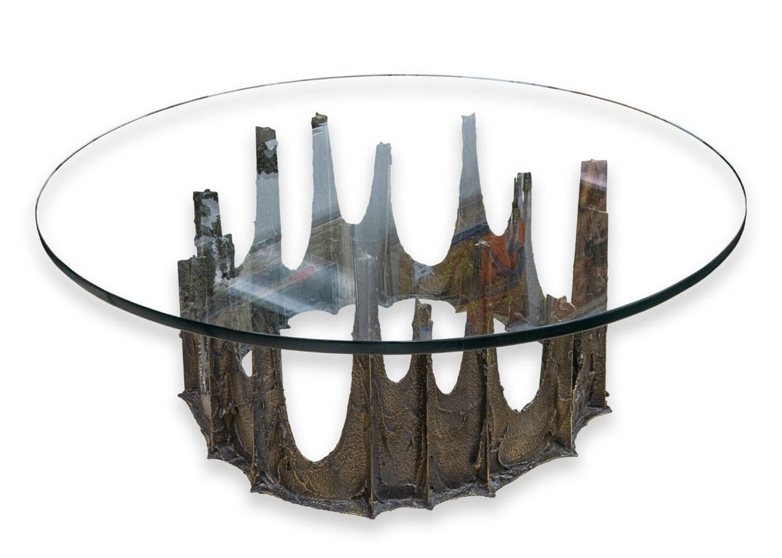 Paul Evans Brutalist Modernist Stalagmite Coffee Table Signed and Dated PE 1973 (1 of 7)