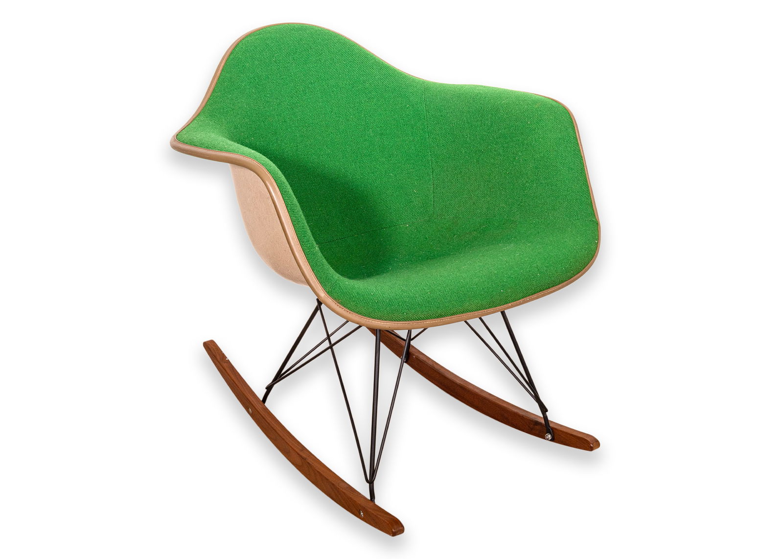 Eames for Herman Miller RAR Rocking Chair with Original Alexander Girard Fabric 1960s (1 of 10)