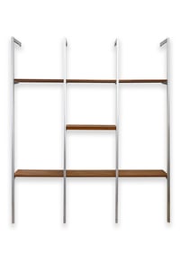 George Nelson for Herman Miller 3 Bay Omni System Mid Century Shelving Wall Unit