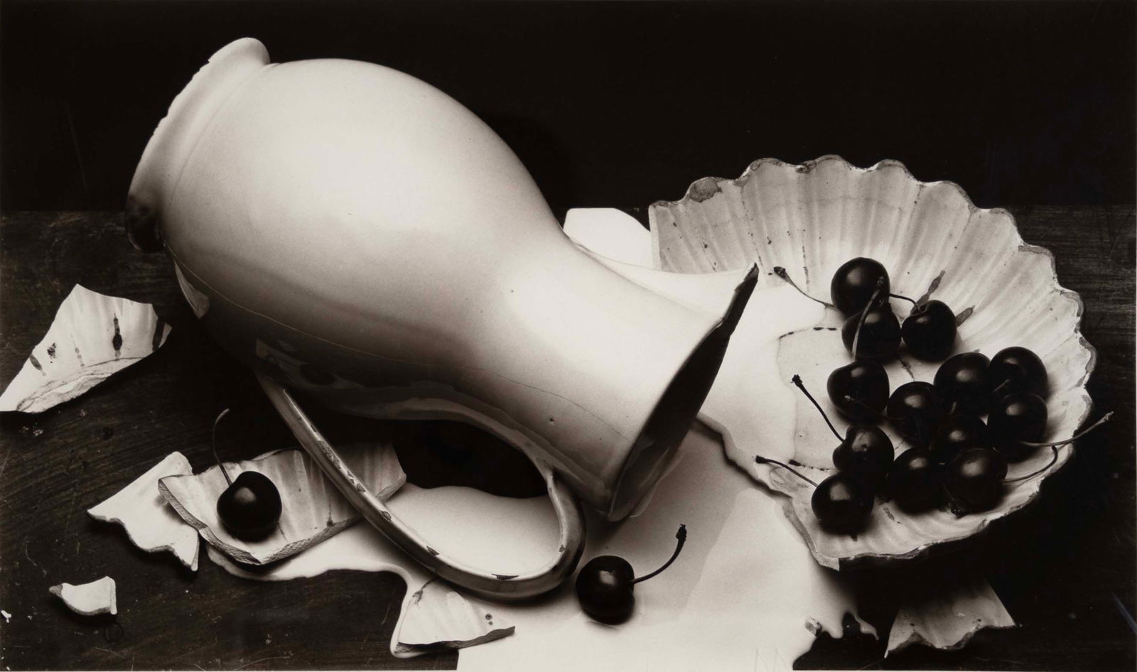 Irving Penn The Spilled Cream 1980 Signed Platinum-Palladium Print Mounted to Aluminum 30/58 (1 of 14)