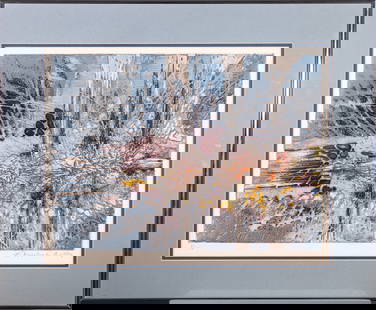 Krishna Reddy Water Lillies Signed Modern Abstract Color Aquatint Etching 90/150 Framed 1960: A modern color aquatint, etching and embossing on cream wove paper titled “Water Lillies” by Indian artist Krishna Reddy. Hand signed in pencil on the bottom right with an annotation of