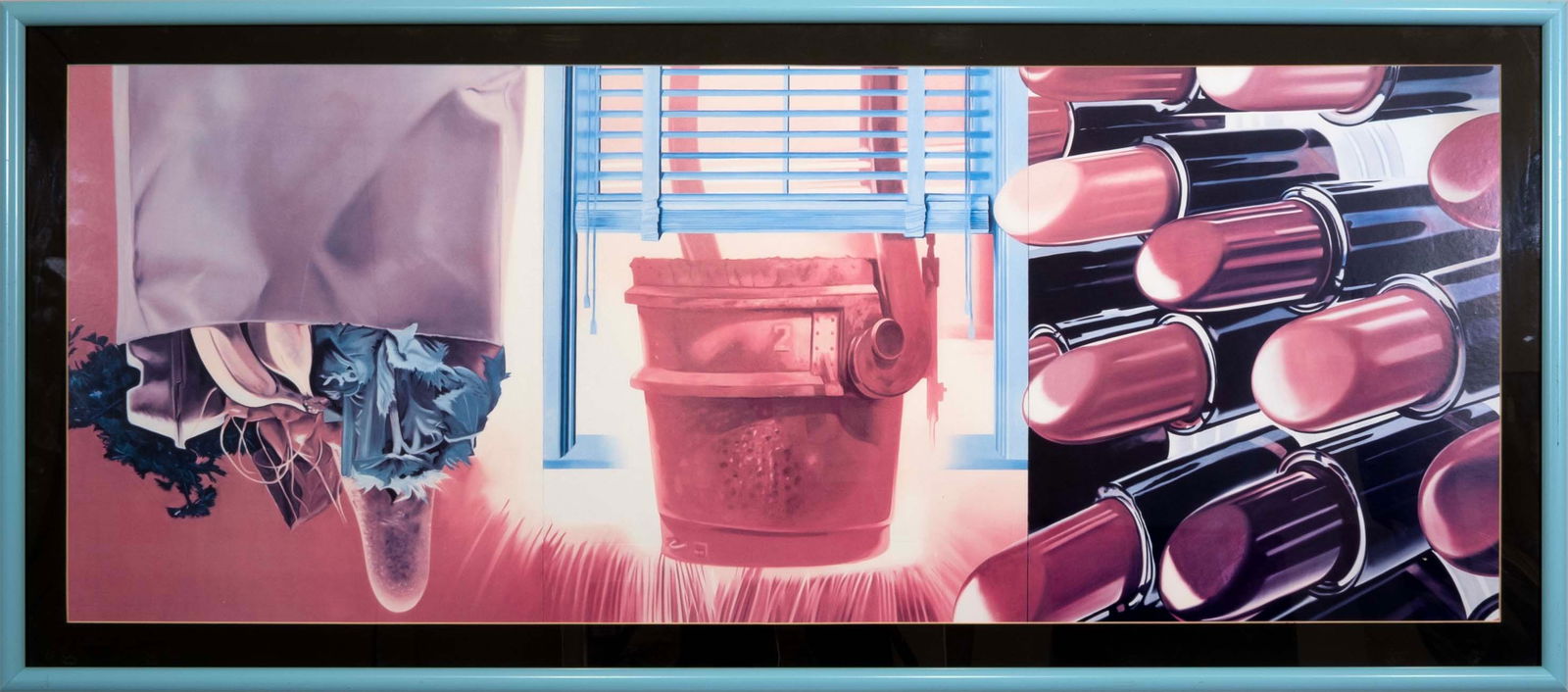 James Rosenquist House of Fire Contemporary Pop Art Offset Lithograph on Paper Framed 1981 (1 of 7)