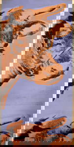 Andy Warhol Cow (Brown with Periwinkle Blue) 1971 Screenprint Factory Editions Unframed