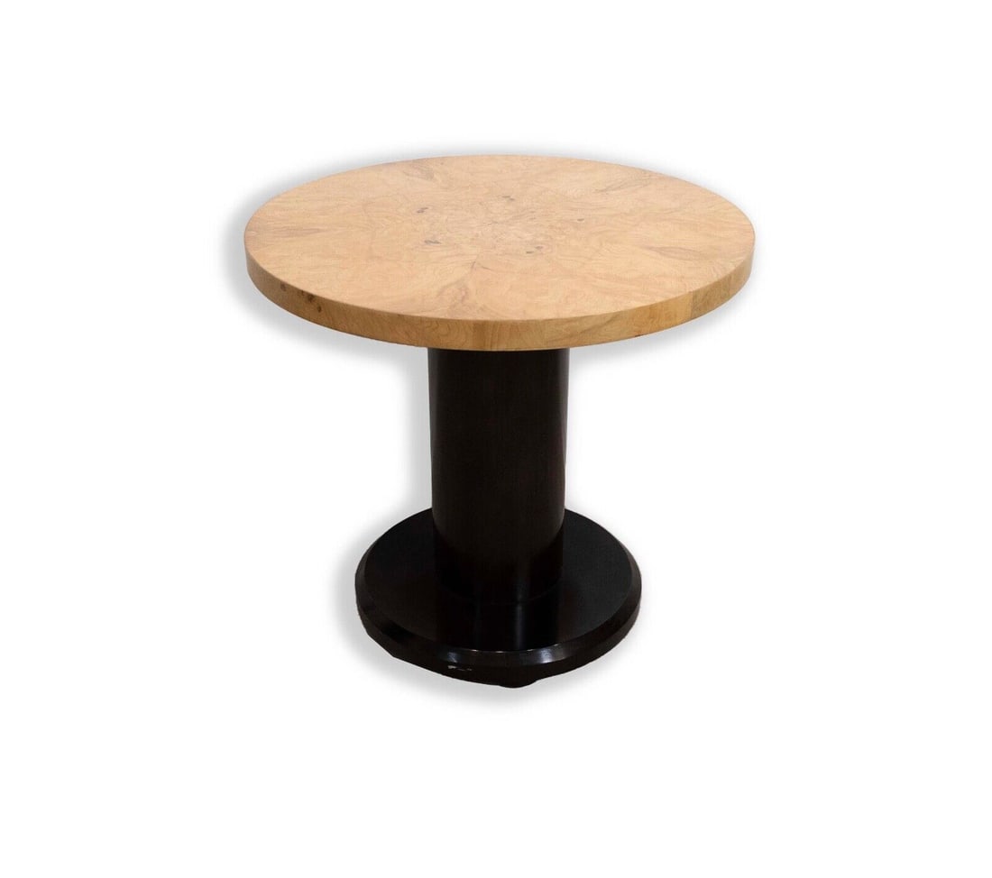 Henredon Scene Two Olivewood Burlwood Side End Table Mid Century Modern (1 of 16)