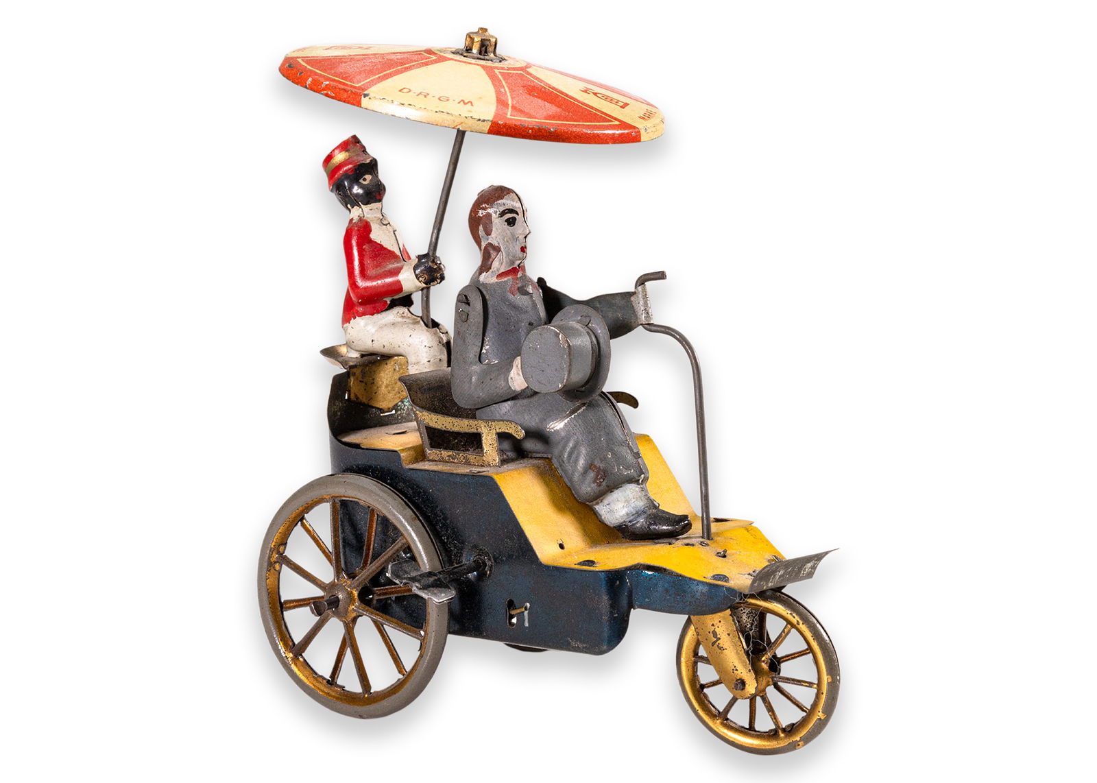 Lehmann Ampol D.R.G.M. Windup Clockwork Tinplate Figure Antique Toy Germany 1920 (1 of 9)