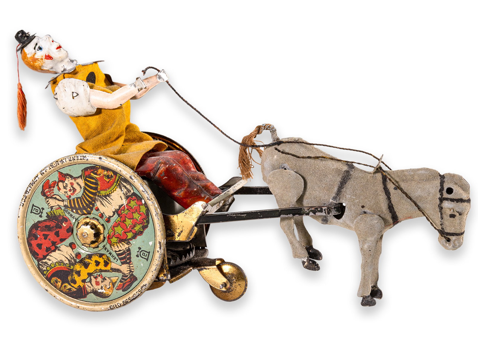 Lehmann Balky Mule (Functional) Windup Clockwork Antique Tinplate Toy Germany 1910 (1 of 8)