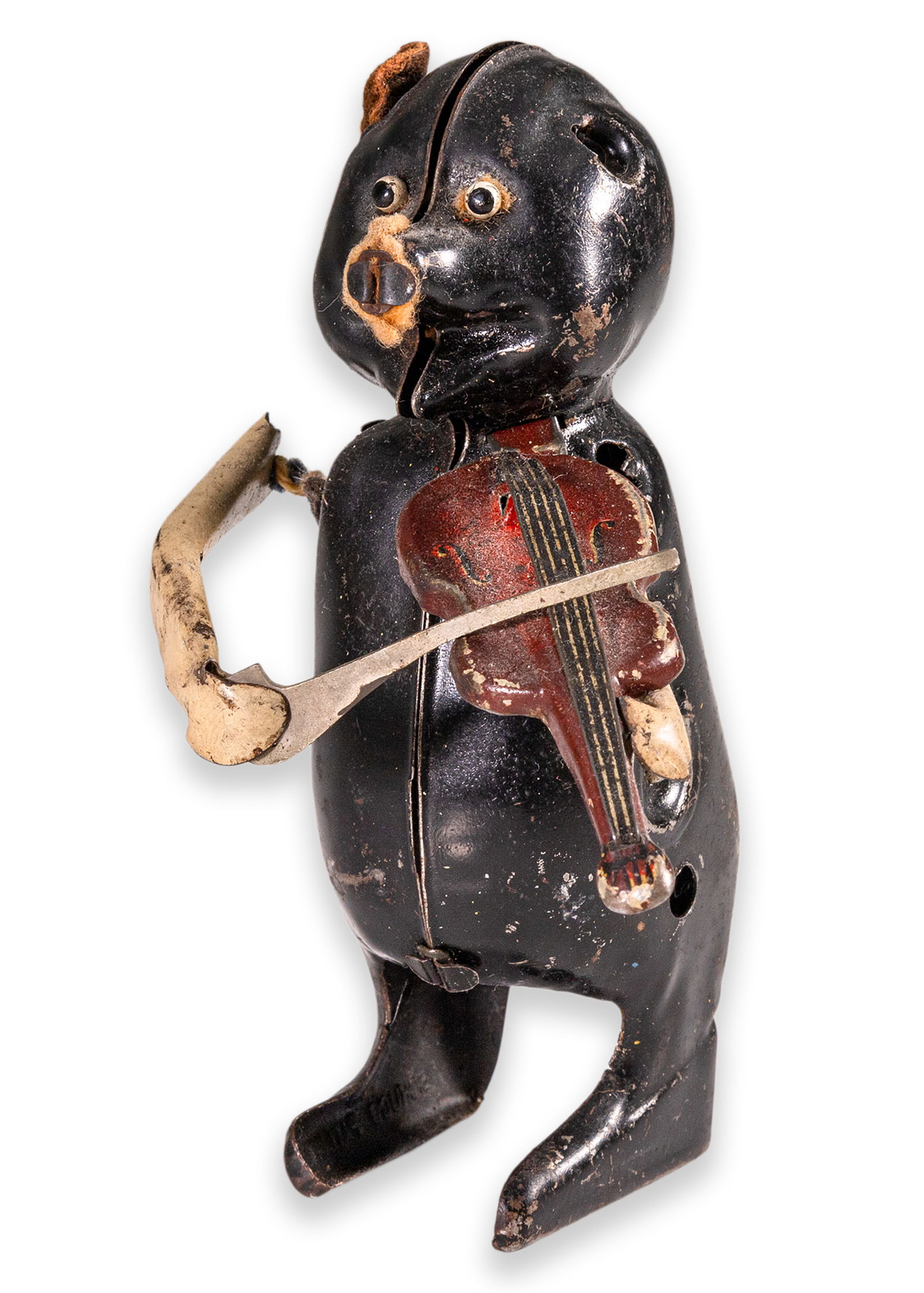 Gunthermann Circus Bear Fiddler Windup Clockwork Antique Tinplate Toy Germany 1880 (1 of 6)