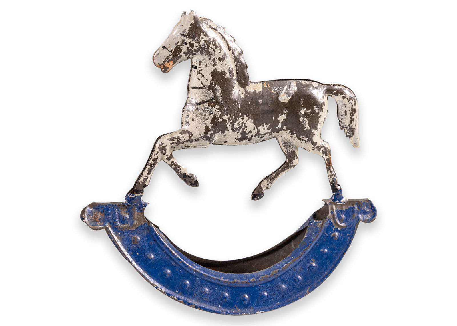 James Fallows & Sons Rocking Horse Antique Tinplate Toy Collectables Philadelphia 1870s (1 of 5)