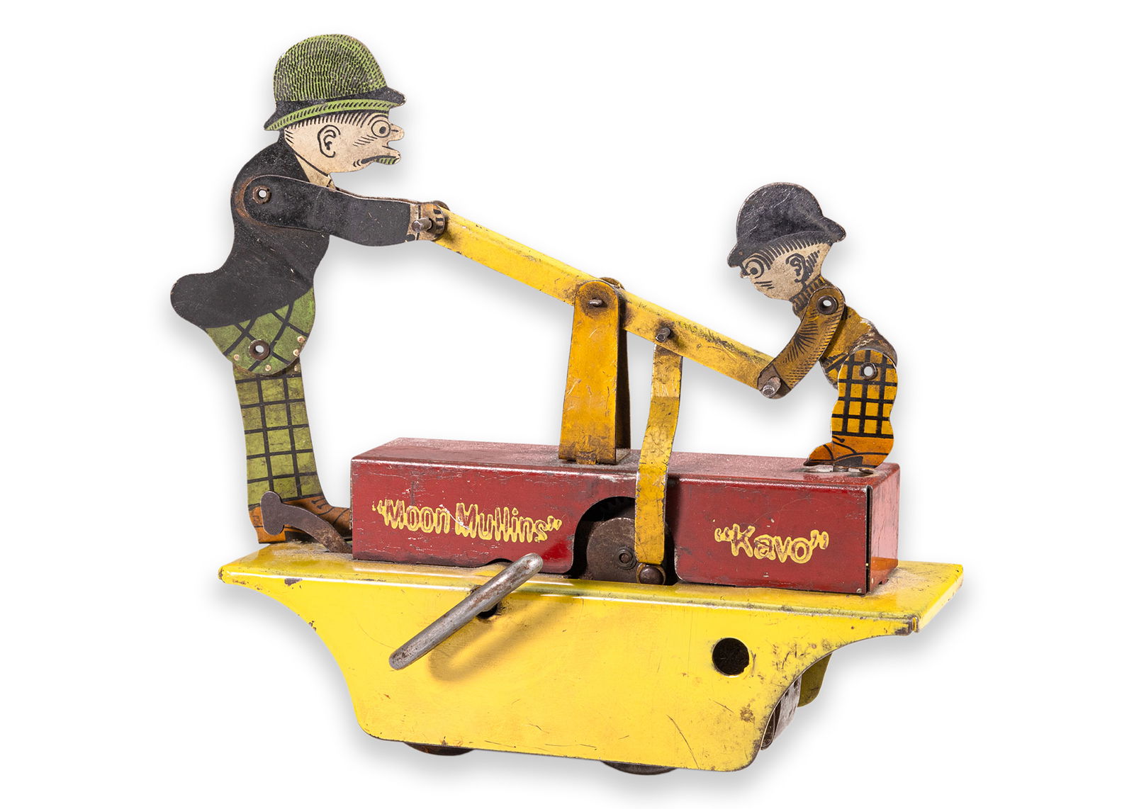 Louis Marx and Company Moon Mullins & Kayo Railroad Cart Windup Tinplate Toy America 1930 (1 of 8)