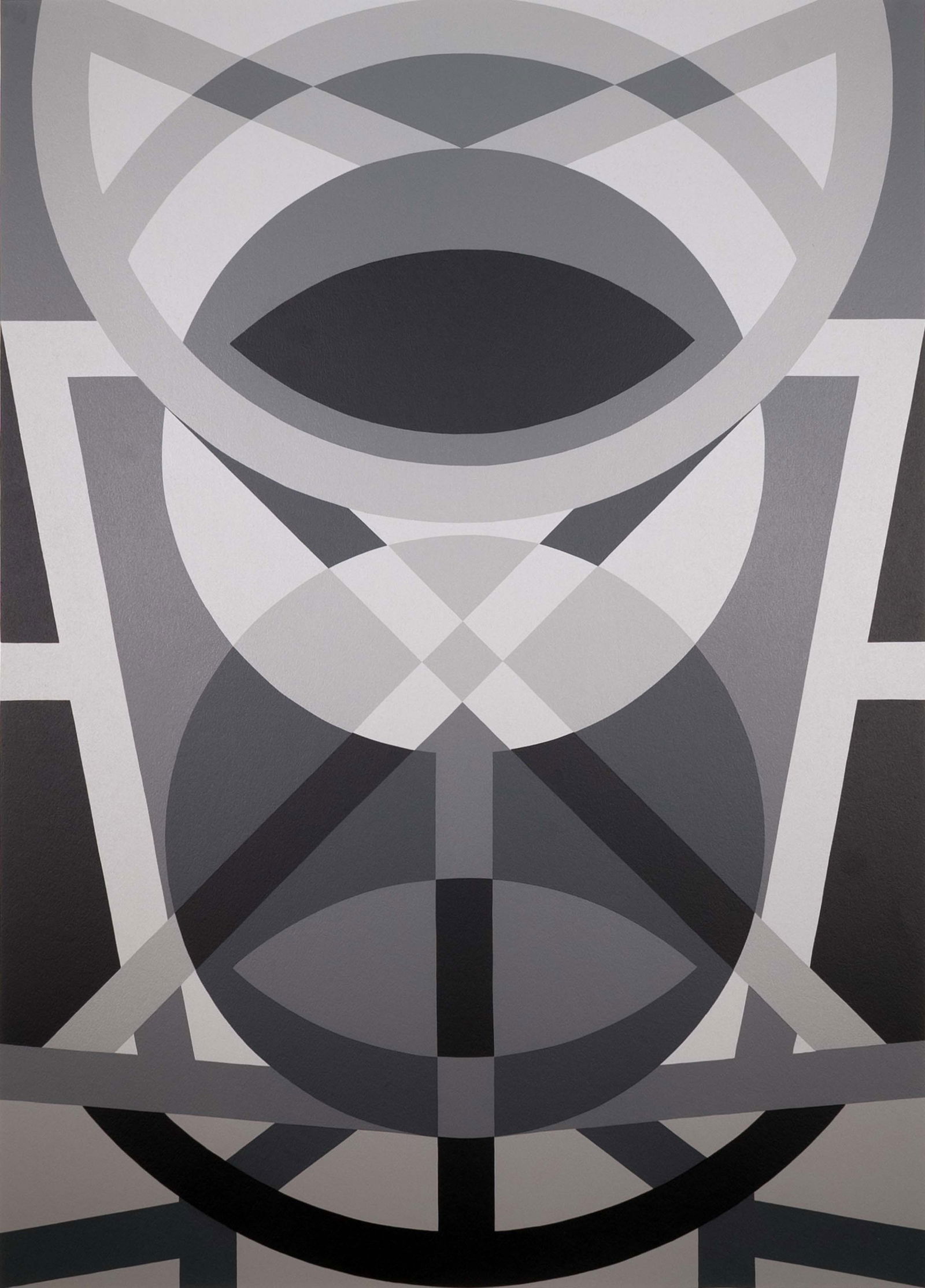 Jimmy Ernst Plate I Signed Modern Geometric Silkscreen on Paper 90/125 Unframed 1970 (1 of 10)