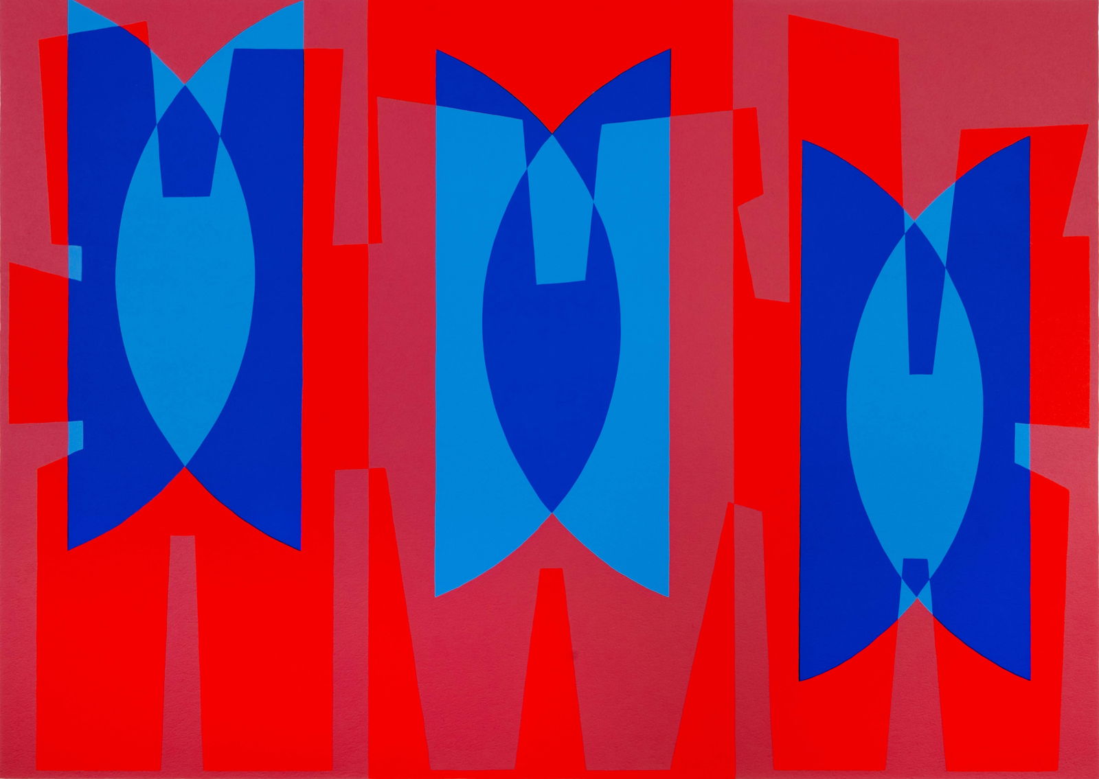 Jimmy Ernst Plate VI Signed Modern Geometric Silkscreen on Paper 18/125 Unframed 1970 (1 of 10)