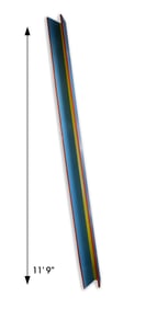 Govert Heikoop Postmodern Painted Wood Linear Sculpture 1980s Cranbrook MFA
