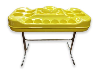 Vittorio Parigi & Nani Prina for Molteni Attr. Oryk Yellow Plastic Dry Bar