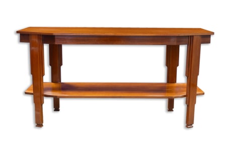 Art Deco Style Wooden Console Sofa Foyer Table
