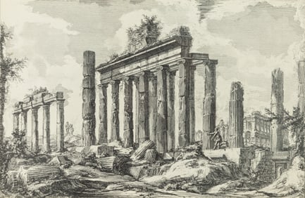 Giovanni Battista Piranesi Campus Martius Antiquae Urbis Antique Engraving Rome 18th Century