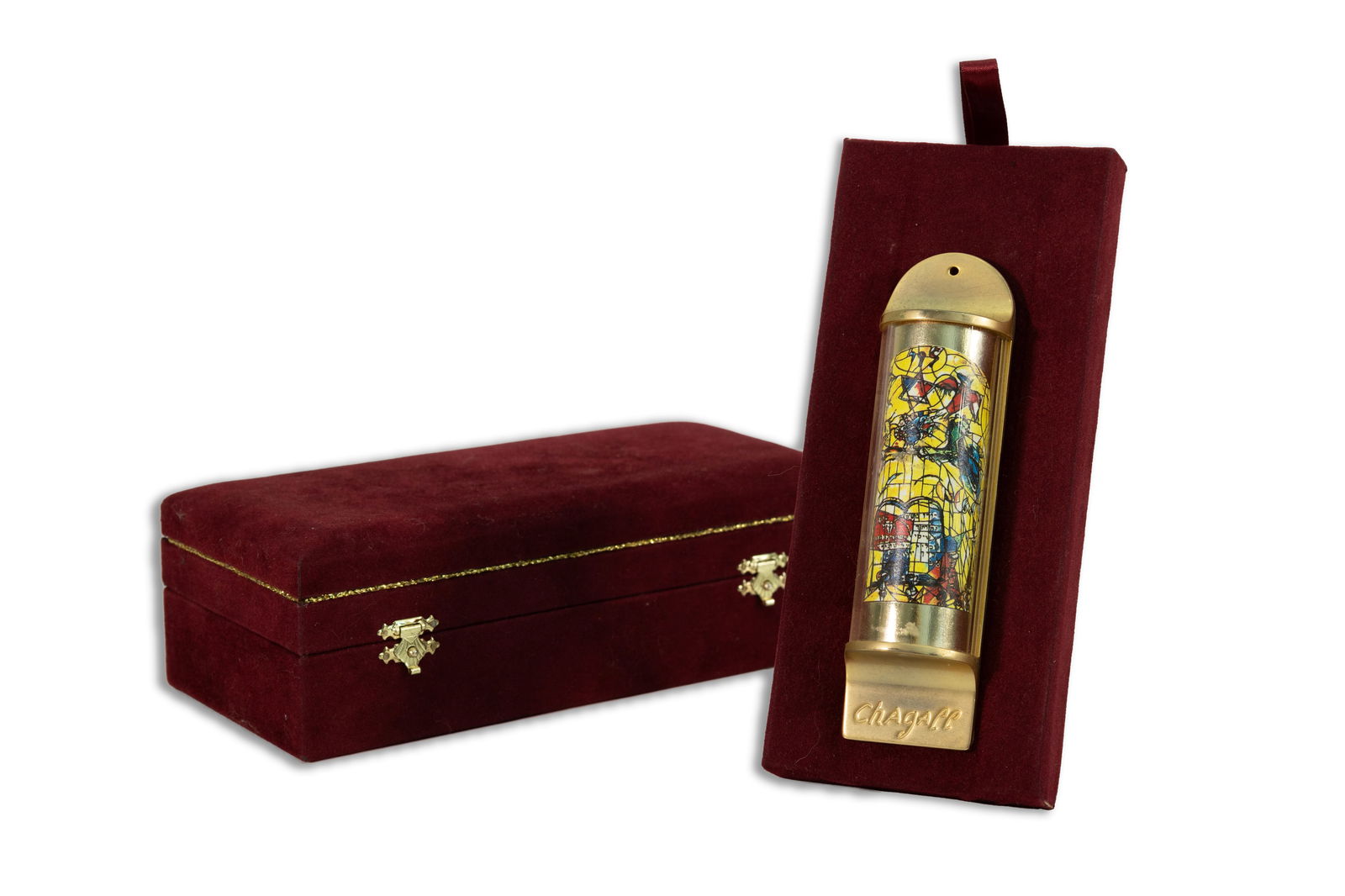 Marc Chagall Tribe of Levi Mezuzah Menahem Berman for ARTA Gallery Jerusalem Modern Judaica (1 of 8)