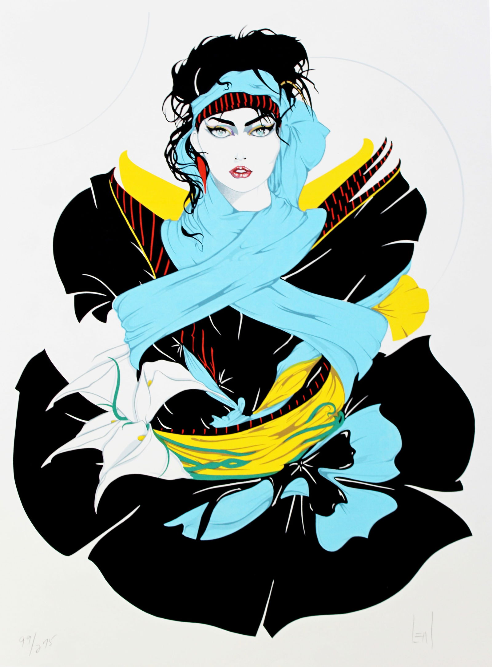 Steve Leal Tia Signed Lithograph Contemporary Modern Unframed 1980s (1 of 2)