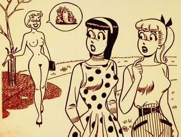 Glenn Barr Betty & Veronica Archie Comics Signed Pop Surrealism Lithograph 17/100 Unframed
