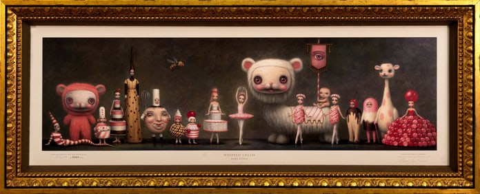 Mark Ryden Princess Praline and Her Entourage Signed Lithograph Poster Framed 2017