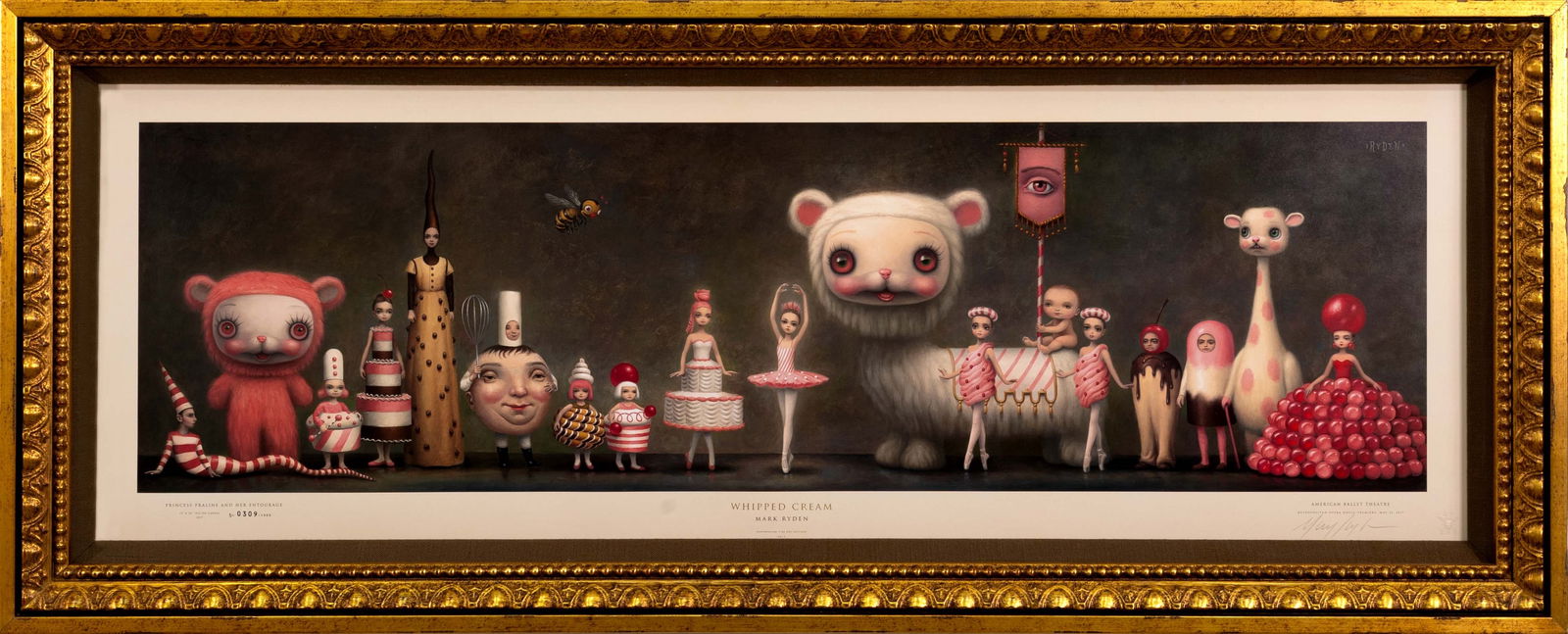 Mark Ryden Princess Praline and Her Entourage Signed Lithograph Poster Framed 2017 (1 of 17)