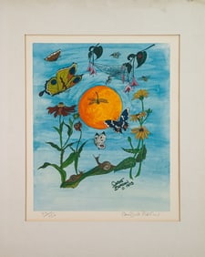 Celebrity Art Candice Bergen Summer Creations Signed Moern Lithograph 33/750 1973