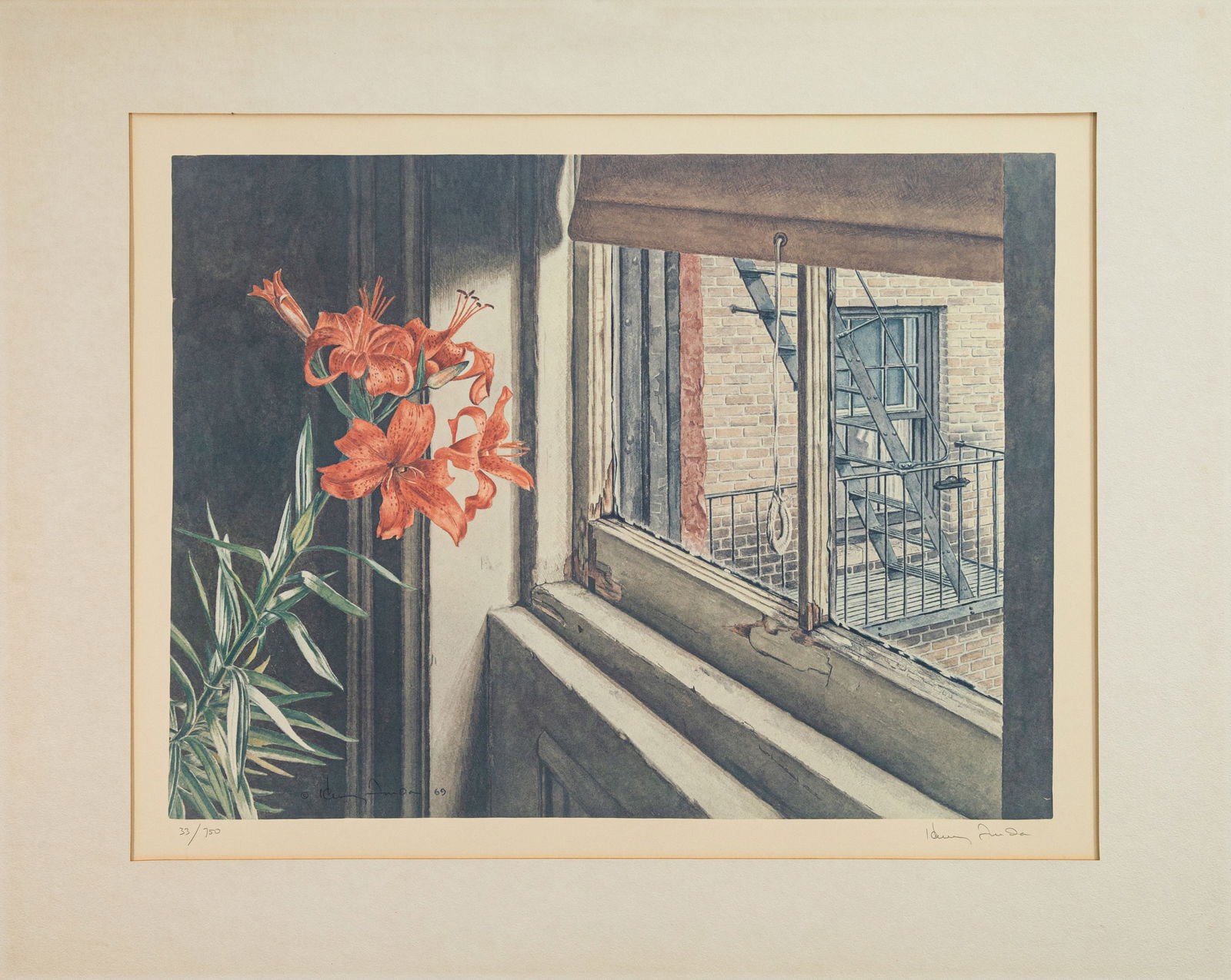 Celebrity Art Henry Fonda Third Floor Rear Signed Modern Lithograph 33/750 1973 (1 of 4)