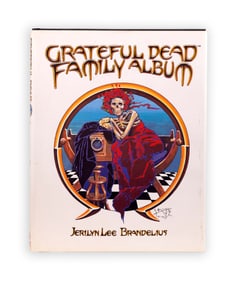 Stanley Mouse Signed Grateful Dead Family Album Hardcover Book by Jerilyn Lee Brandelius 1989