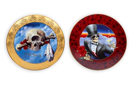 Stanley Mouse & Alton Kelley The Grateful Dead Plate Collection Limited Edition with COA