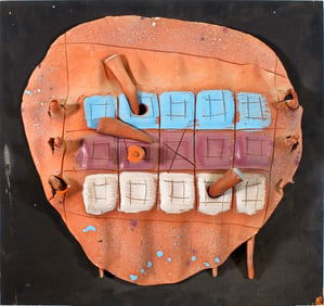 Albert Young Kathy’s Game Modernist Contemporary Ceramic Studio Art Sculpture