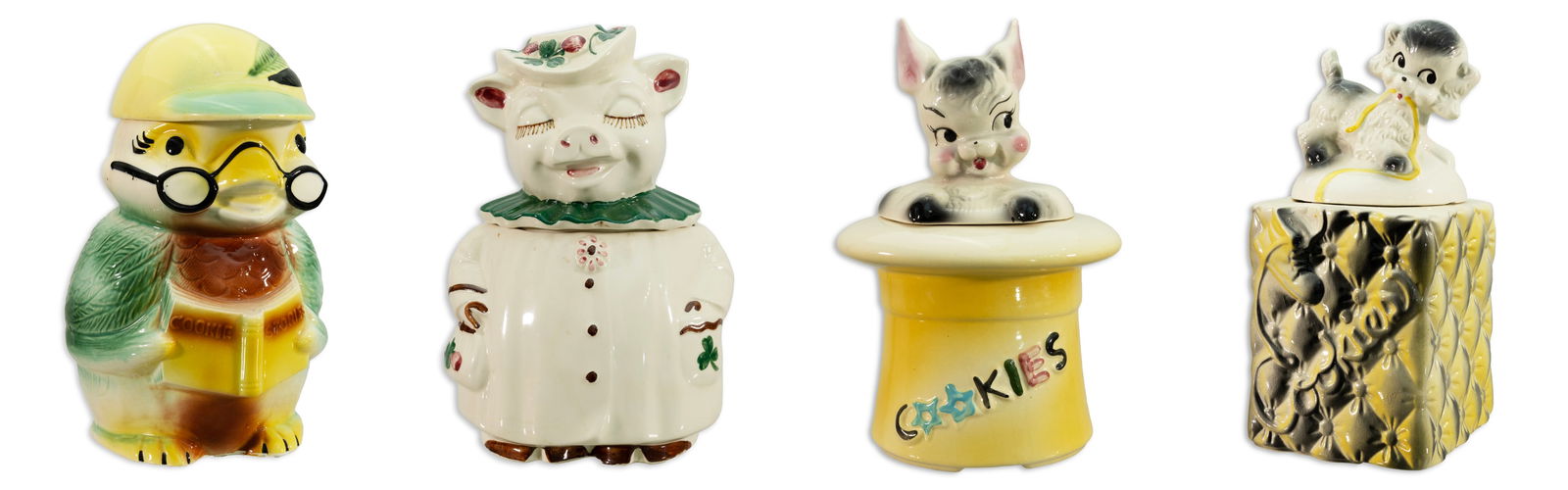 Vintage Cookie Jar Collection V Whimsical Animals Mid Century Modern Décor (1 of 20)