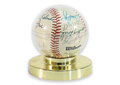 Detroit Tigers Team Signed Baseball Price, Kaline, Harwell, Horton, Lolich, & More!