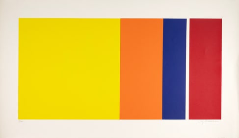Jay Rosenblum Groove #1 Signed Contemporary Silkscreen on Paper 5/300 Unframed 1979