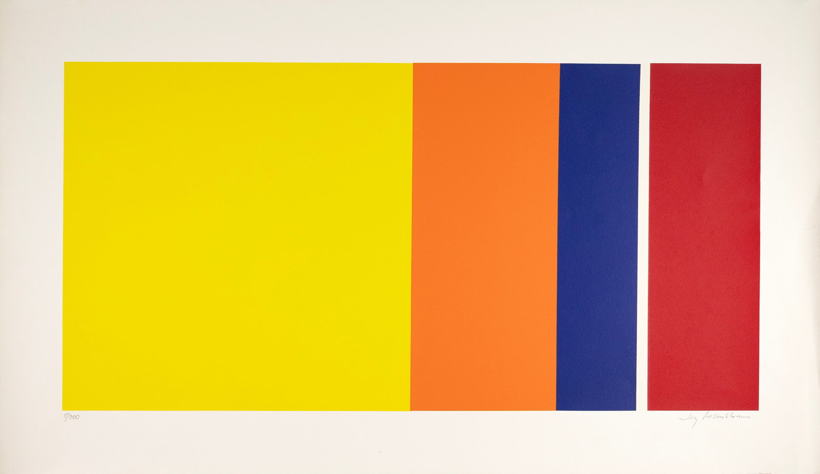 Jay Rosenblum Groove #1 Signed Contemporary Silkscreen on Paper 5/300 Unframed 1979 (1 of 5)